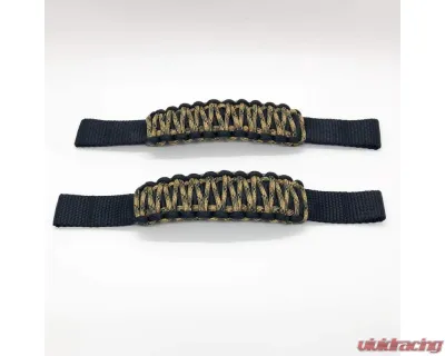Bartact Adjustable Paracord Door Limiting Straps Jeep Wrangler | Gladiator 1987-2022 - DLSP2BM