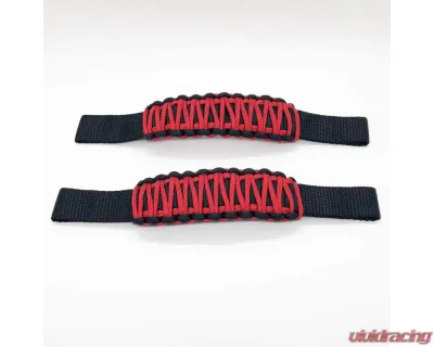 Bartact Adjustable Paracord Door Limiting Straps Jeep Wrangler | Gladiator 1987-2022 - DLSP2BR