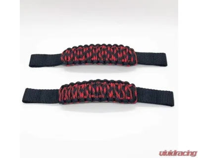 Bartact Adjustable Paracord Door Limiting Straps Jeep Wrangler | Gladiator 1987-2022 - DLSP2BS