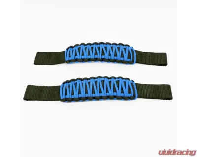 Bartact Adjustable Paracord Door Limiting Straps Jeep Wrangler | Gladiator 1987-2022 - DLSP2BU