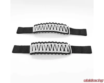 Bartact Adjustable Paracord Door Limiting Straps Jeep Wrangler | Gladiator 1987-2022 - DLSP2BW