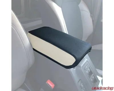 Bartact Khaki | Black Full-Size Console Cover Ford Bronco 2021-2024 - FBIA2021CCKB