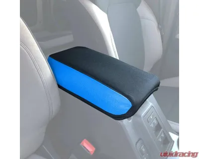 Bartact Blue | Black Full-Size Console Cover Ford Bronco 2021-2024 - FBIA2021CCUB