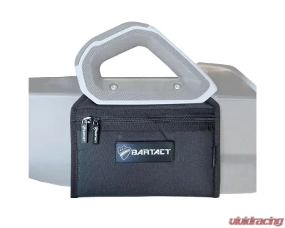 Bartact Center Console Storage Bag Passenger Side Lower Area White Patch Ford Bronco 2021+ - FBIACPBBW