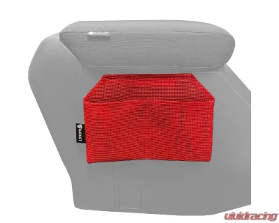 Bartact Red Driver | Passenger Side Pat Pending Center Console Lid Organizer Pouch Ford Bronco 2021-2024 - FBIACPLM-R