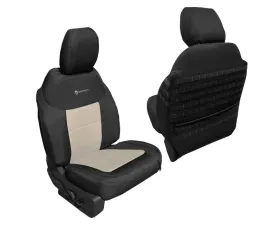 Bartact Black | Khaki Tactical Front Seat Covers Compliant Ford Bronco 2021-2024