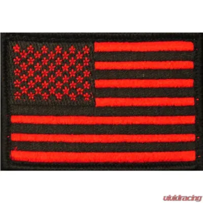Bartact 2"x3" Embroidered American Flag Patch w/ Velcro & Hook Backing Stars - FLAGLV23BR