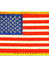 Bartact 2"x3" Embroidered American Flag Patch w/ Velcro & Hook Backing Stars                                     - FLAGLV23RB - Image 2