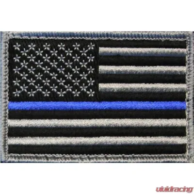 Bartact 2"x3" Embroidered American Flag Patch w/ Velcro & Hook Backing Stars - FLAGLV23UL