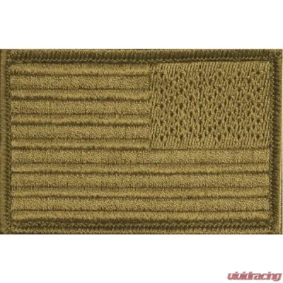 Bartact 2"x3" Embroidered American Flag Patch w/ Velcro & Hook Backing Stars - FLAGRV23CC