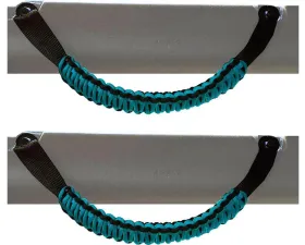 Bartact 2 Pair Teal Paracord Grab Handles Custom Full-Size Ford Bronco 2021-2024