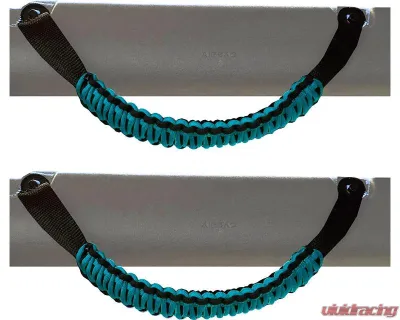Bartact 2 Pair Teal Paracord Grab Handles Custom Full-Size Ford Bronco 2021-2024 - GHBPB5