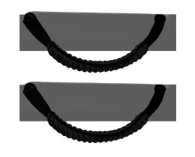 Bartact 2 Pair Black Paracord Grab Handles Custom Full-Size Ford Bronco 2021-2024