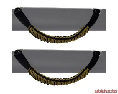 Bartact 2 Pair Cayote Paracord Grab Handles Custom Full-Size Ford Bronco 2021-2024 - GHBPBC