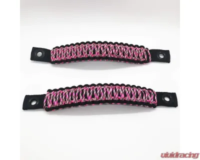 Bartact 2 Pair Pink Camo Paracord Grab Handles Custom Full-Size Ford Bronco 2021-2024 - GHBPBI