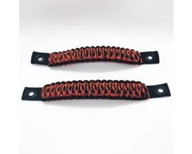 Bartact 2 Pair Orange Camo Paracord Grab Handles Custom Full-Size Ford Bronco 2021-2024