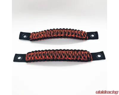 Bartact 2 Pair Orange Camo Paracord Grab Handles Custom Full-Size Ford Bronco 2021-2024 - GHBPBJ