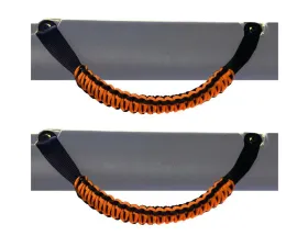 Bartact 2 Pair Orange Paracord Grab Handles Custom Full-Size Ford Bronco 2021-2024
