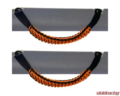 Bartact 2 Pair Orange Paracord Grab Handles Custom Full-Size Ford Bronco 2021-2024 - GHBPBN