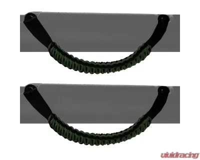 Bartact 2 Pair Olive Paracord Grab Handles Custom Full-Size Ford Bronco 2021-2024 - GHBPBO