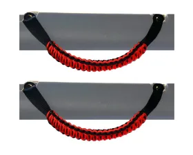 Bartact 2 Pair Red Paracord Grab Handles Custom Full-Size Ford Bronco 2021-2024