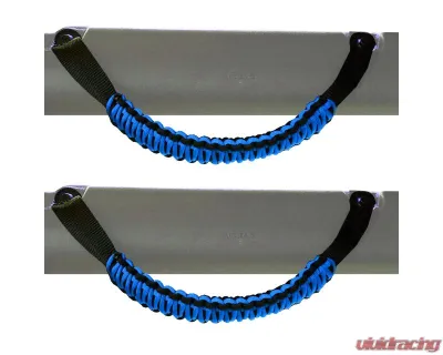 Bartact 2 Pair Blue Paracord Grab Handles Custom Full-Size Ford Bronco 2021-2024 - GHBPBU