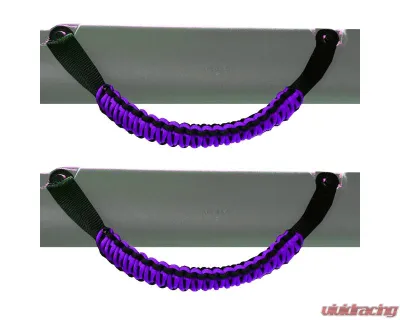Bartact 2 Pair Purple Paracord Grab Handles Custom Full-Size Ford Bronco 2021-2024 - GHBPBV