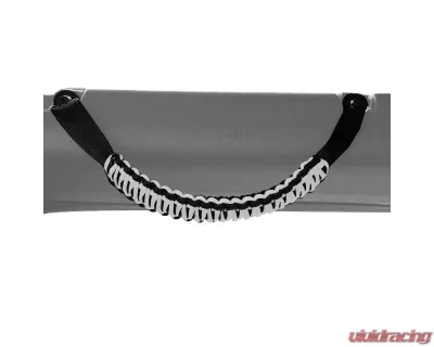 Bartact 2 Pair White Paracord Grab Handles Custom Full-Size Ford Bronco 2021-2024 - GHBPBW