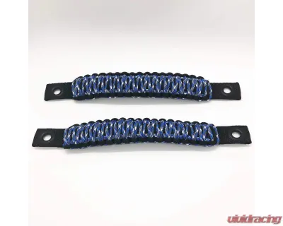 Bartact 2 Pair Blue Camo Paracord Grab Handles Custom Full-Size Ford Bronco 2021-2024 - GHBPBX
