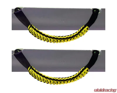 Bartact 2 Pair Yellow Paracord Grab Handles Custom Full-Size Ford Bronco 2021-2024 - GHBPBY