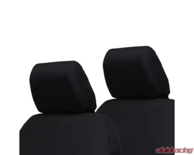 Bartact Black Front Headrest Covers Jeep Wrangler JK | JKU 2011-2012 - JKHR1112FPB