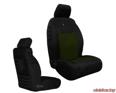 Bartact Black | Olive Drab Tactical Series SRS Air Bag Non Compliant Front Seat Covers Jeep Wrangler JK | JKU 2013-2018 - JKTC2013FPBO