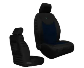 Bartact Black | Navy Front Tactical Series SRS Air Bag and Non Compliant Seat Covers Jeep Wrangler JK | JKU 2013-2018