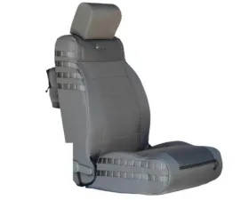 Bartact Graphite Front Tactical Series SRS Air Bag and Non Compliant Seat Covers Jeep Wrangler JK | JKU 2013-2018