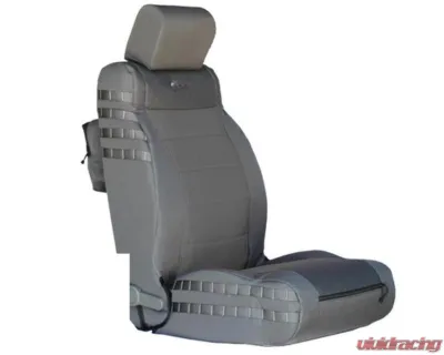 Bartact Graphite Front Tactical Series SRS Air Bag and Non Compliant Seat Covers Jeep Wrangler JK | JKU 2013-2018 - JKTC2013FPGG