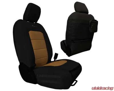 Bartact Front Tactical Seat Covers Jeep Wrangler 4 Door Mojave & 392 Editions ONLY 2021-2024 - JLMC2018FPBC