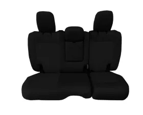 Bartact Tactical Rear Bench Seat Covers w/ Fold Down Armrest Jeep Wrangler 4 Door 2018+