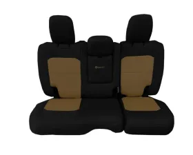 Bartact Tactical Rear Bench Seat Covers w/ Fold Down Armrest Jeep Wrangler 4 Door 2018+