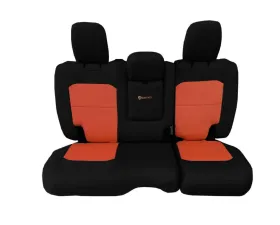 Bartact Tactical Rear Bench Seat Covers w/ Fold Down Armrest Jeep Wrangler 4 Door 2018+