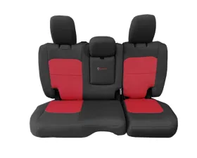 Bartact Tactical Rear Bench Seat Covers w/ Fold Down Armrest Jeep Wrangler 4 Door 2018+
