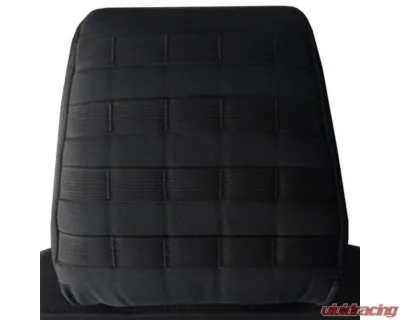 Bartact Black Tactical Series with Molle Bench Headrest Covers with Fold Down Armrest Jeep Gladiator 2019+ - JTHR2019RFMB