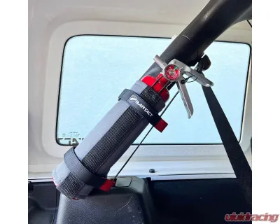 Bartact Pals | Molle | Graphite Amerex 2.5lbs Extinguisher Plus Roll Bar Holder & Mount - RBFEFEH25G