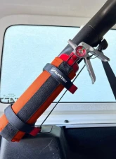 Bartact Pals | Molle | Orange Amerex 2.5lbs Extinguisher Plus Roll Bar Holder & Mount                                     - RBFEFEH25N - Image 2