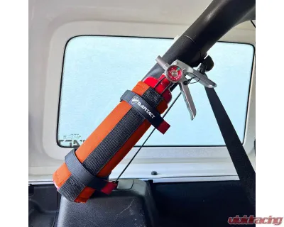 Bartact Pals | Molle | Orange Amerex 2.5lbs Extinguisher Plus Roll Bar Holder & Mount - RBFEFEH25N