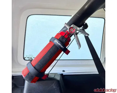 Bartact Pals | Molle | Red Amerex 2.5lbs Extinguisher Plus Roll Bar Holder & Mount - RBFEFEH25R