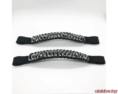 Bartact Black/Urban Camo Headrest Paracord Grab Handles Pair Jeep Gladiator | Wrangler | Toyota Tacoma | Ford Bronco - TAOGHHPBE