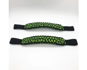 Bartact Black/Chameleon Headrest Paracord Grab Handles Pair Jeep Gladiator | Wrangler | Toyota Tacoma | Ford Bronco