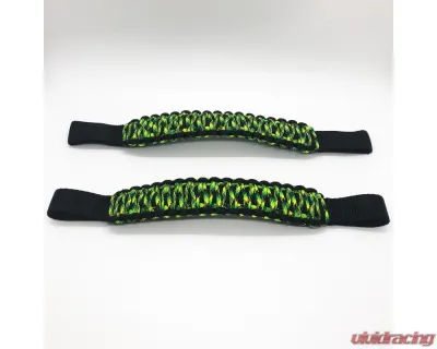 Bartact Black/Chameleon Headrest Paracord Grab Handles Pair Jeep Gladiator | Wrangler | Toyota Tacoma | Ford Bronco - TAOGHHPBH