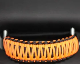 Bartact Black/Orange Headrest Paracord Grab Handles Pair Jeep Gladiator | Wrangler | Toyota Tacoma | Ford Bronco