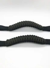 Bartact Black/Olive Drab Headrest Paracord Grab Handles Pair Jeep Gladiator | Wrangler | Toyota Tacoma | Ford Bronco                                     - TAOGHHPBO - Image 2